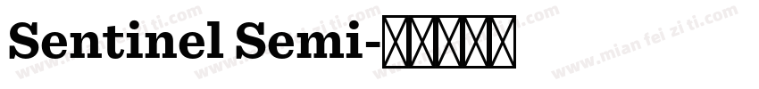 Sentinel Semi字体转换